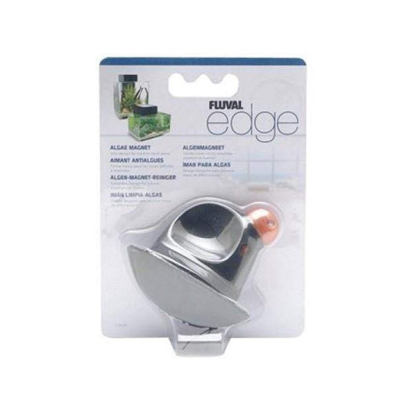 Fluval EDGE Algae Magnet Cleaner with Retrieval String - Aquarium Glass Scraper for Fish Tank Maintenance, Easy Algae Removal Tool for Freshwater & Saltwater Tanks
