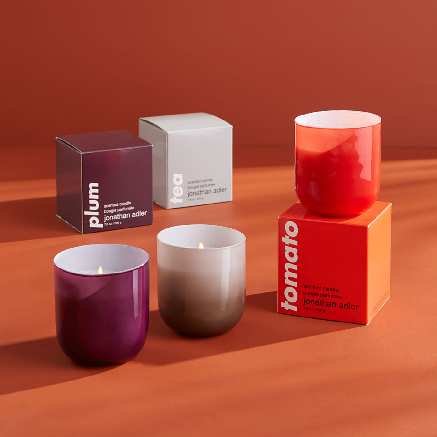Pop Tomato Candle - Aromatic Soy Wax Candle for Home Decor, Gifts & Relaxation - Perfect for Living Room, Bedroom, Bathroom & Romantic Dinners