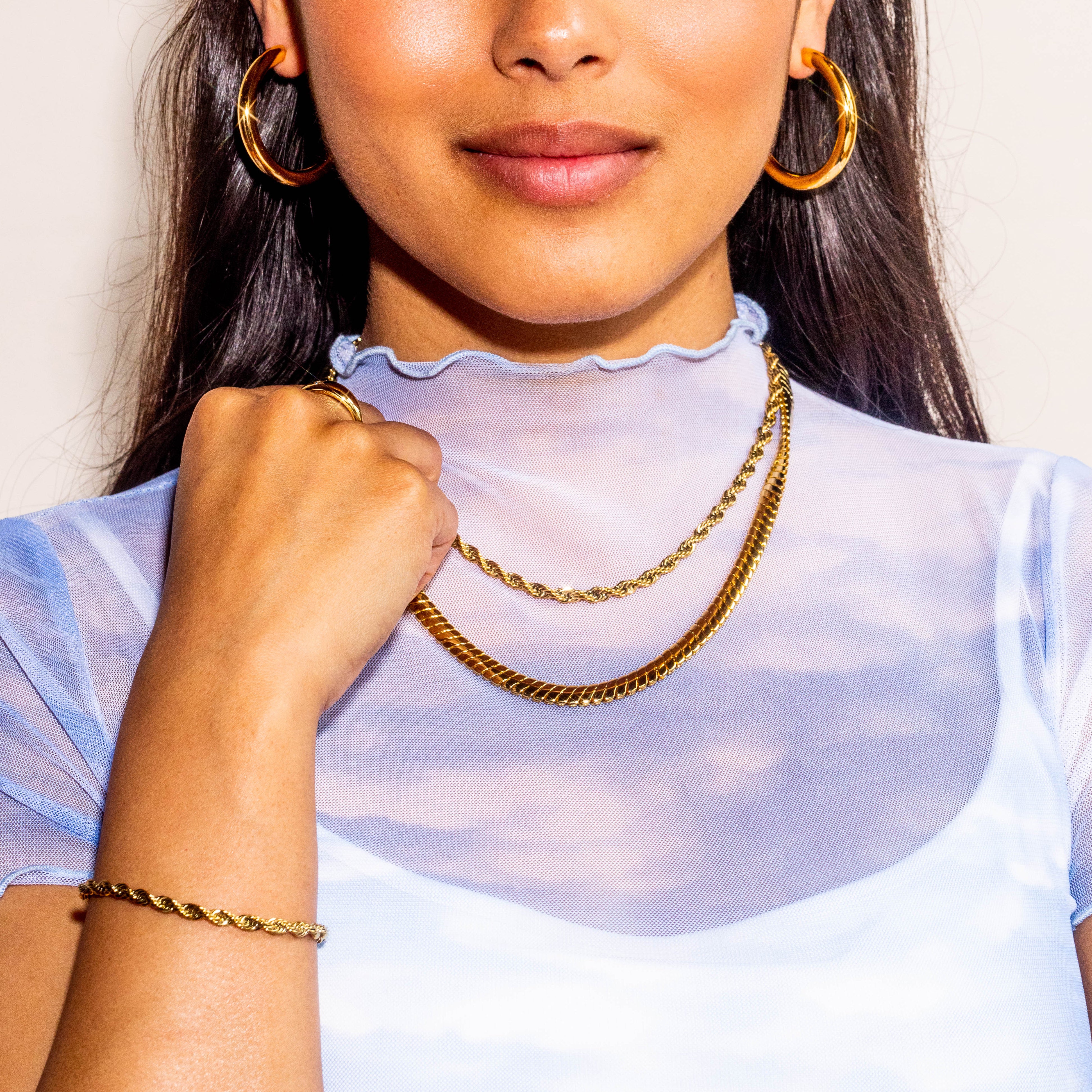 Medium Tube Hoops - Lightweight & Durable Stainless Steel Earrings for Women | Perfect for Everyday Wear, Parties & Gifting