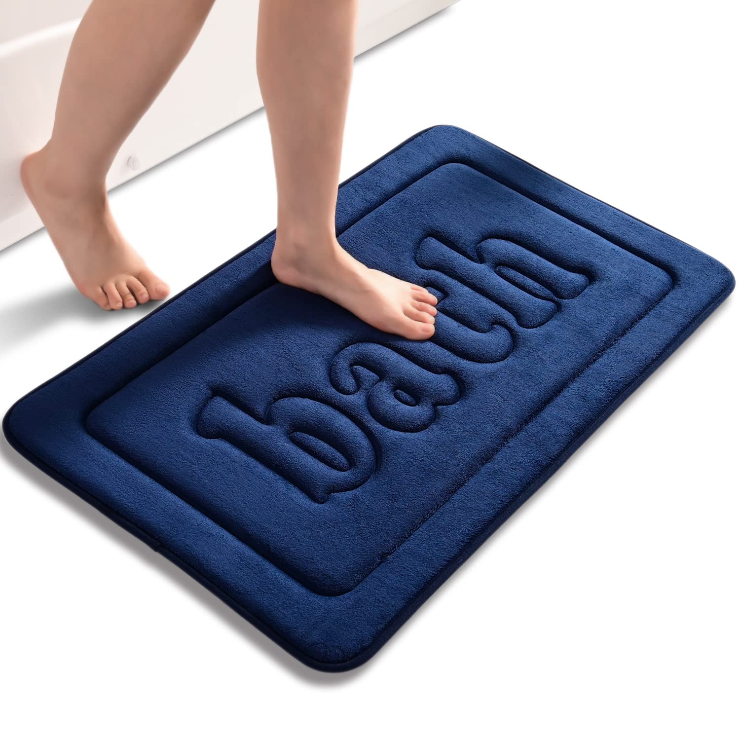 Premium Memory Foam Bath Mat - Non-Slip Super Absorbent Quick Dry Bathroom Rug (20