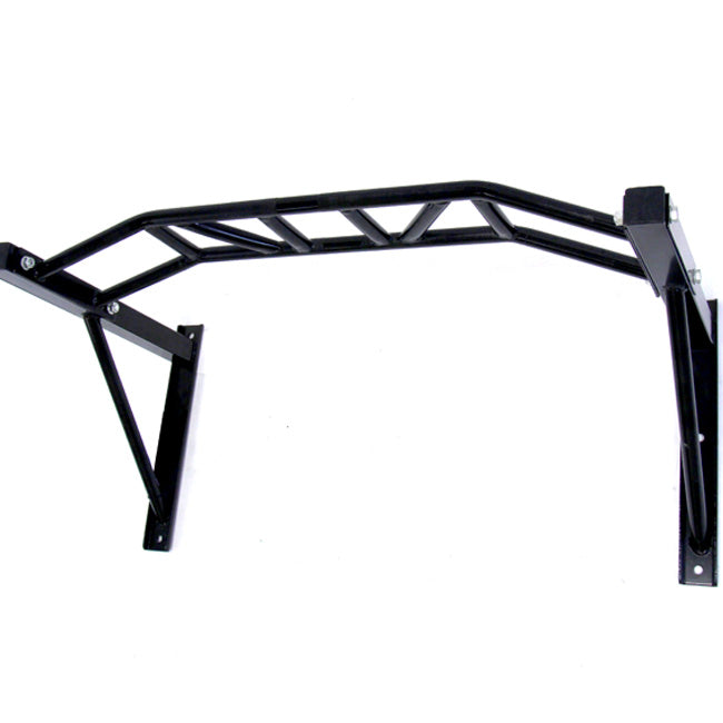 XM FITNESS Wall Mounted Multi-Grip Pull Up Bar for Home Gym - Perfect for Strength Training & Bodyweight Exercises
