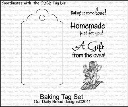 Baking Tags Set - Reusable Cling Rubber Stamps for Cookies, Cupcakes & DIY Crafts - Perfect for Holiday Baking, Party Favors & Gift Wrapping