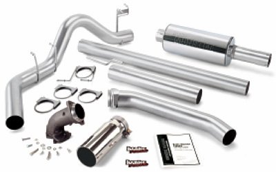 Banks 48636 Monster Exhaust System - High Performance Diesel Exhaust Upgrade for Trucks & SUVs | Improved Power & Fuel Efficiency | Perfect for Off-Roading & Towing