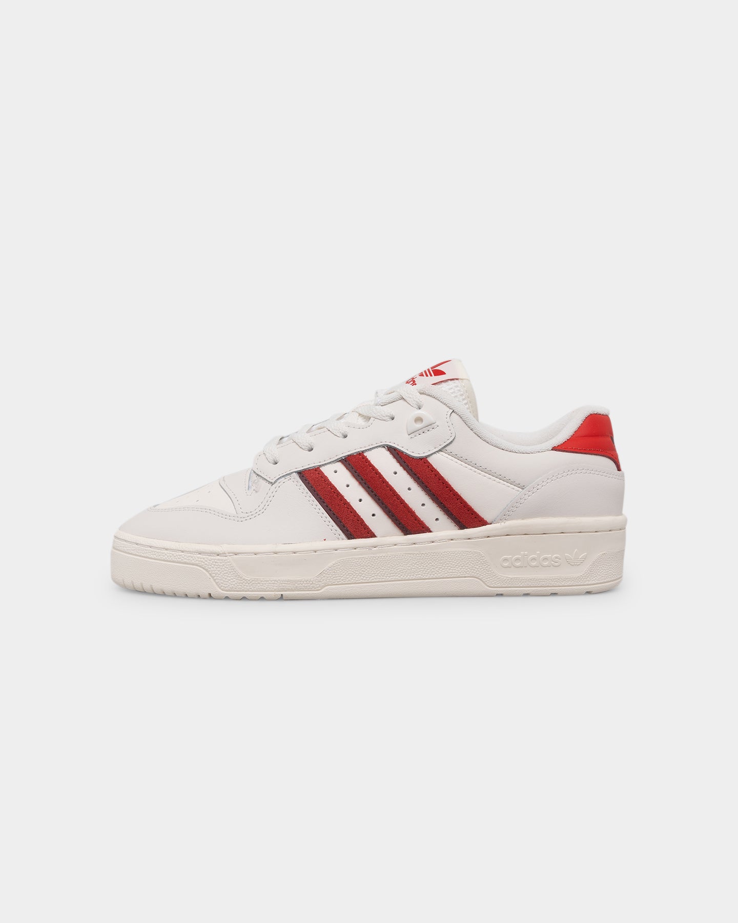 Adidas Rivalry Low Sneakers - Cloud White/Red - Men's Casual Shoes for Streetwear & Everyday Wear