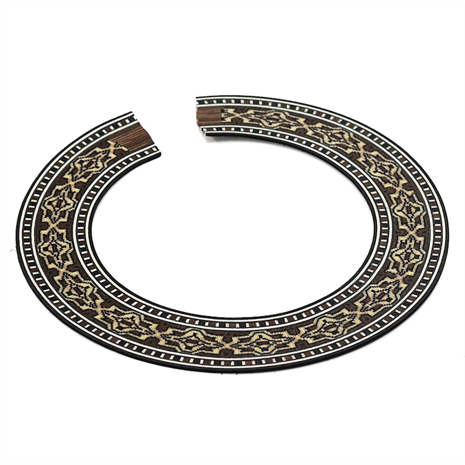 TSTS 3-Piece Classical Guitar Sound Hole Inlay Wood Replacement Parts - Perfect for Guitar Repair, Maintenance & Customization | Acoustic Guitar Accessories for Musicians & Luthiers