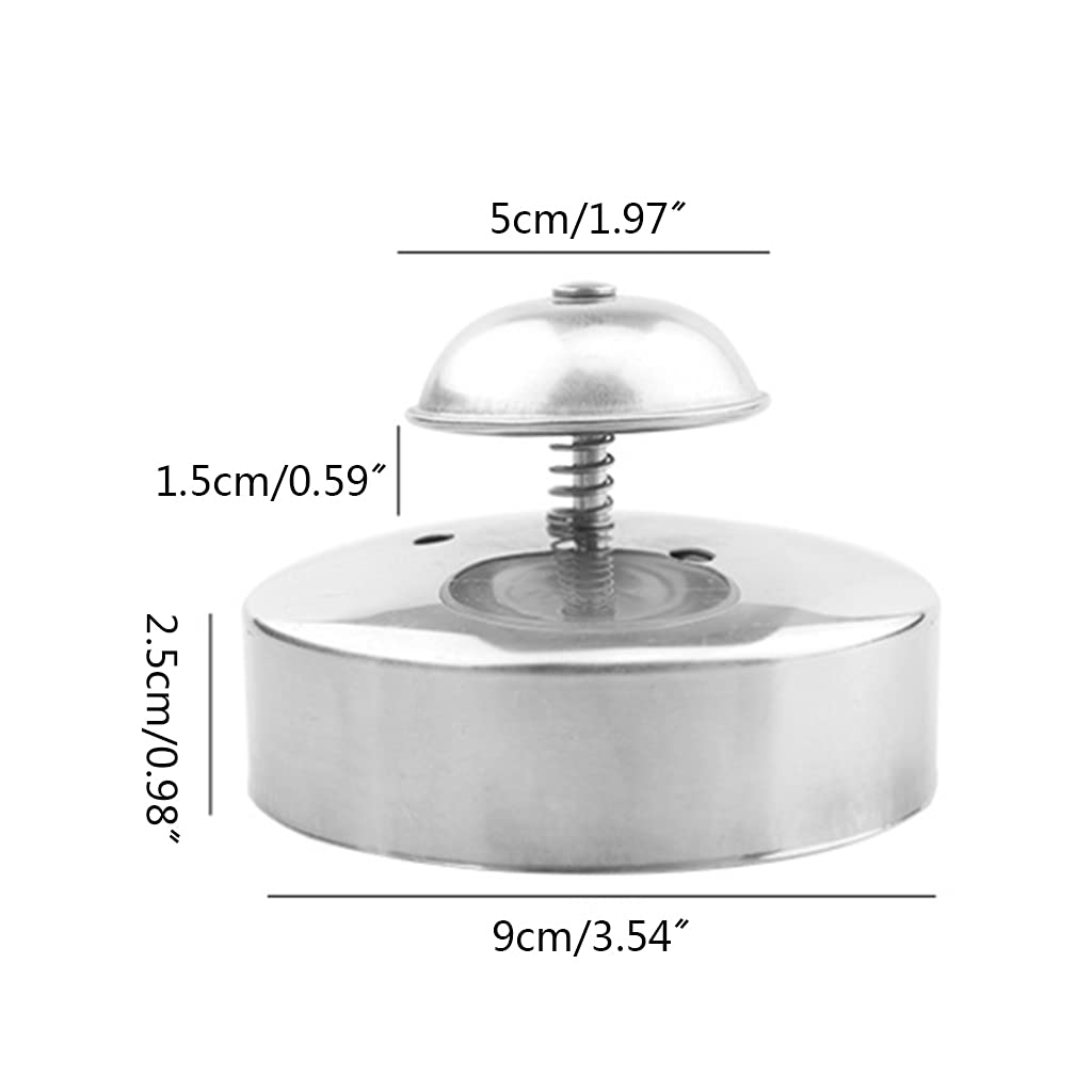 Stainless Steel Sandwich Cutter & Sealer - Round Sandwich Maker for Perfectly Sealed & Crust-Free Sandwiches - Ideal for School Lunches, Picnics & Quick Meals