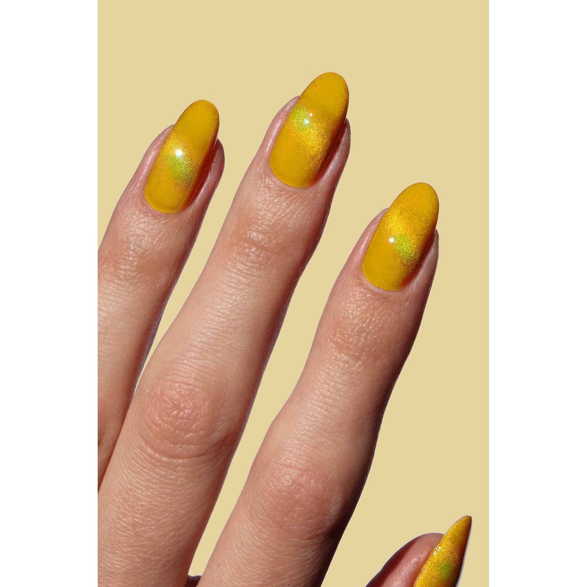 Cirque Colors Sparkling Yuzu Nail Polish - 0.37 oz Long-Lasting Vegan & Cruelty-Free Nail Lacquer for Gel-Like Shine - Perfect for Manicures, Pedicures & Nail Art Designs