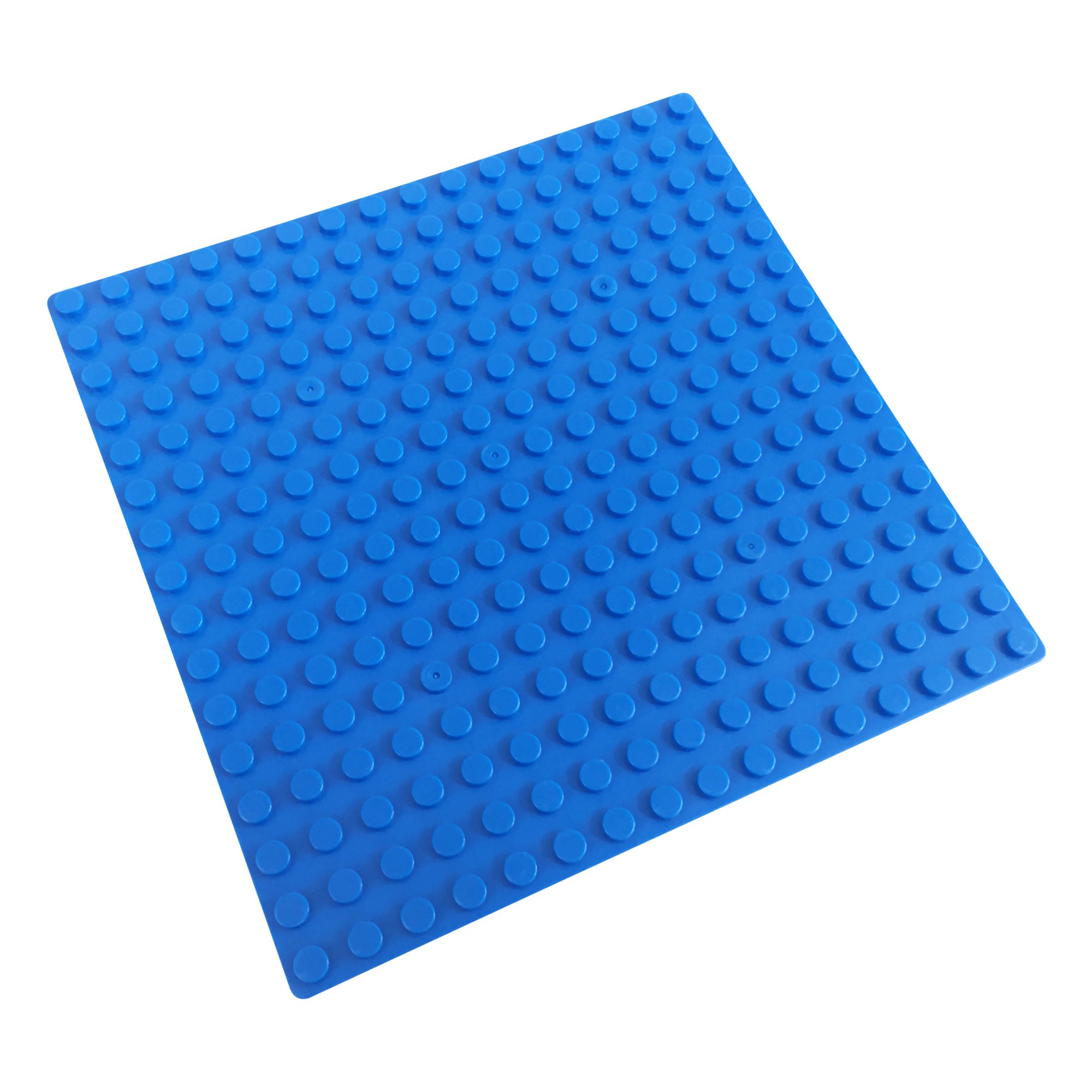 8 Pcs Katara 1741 Building Plates 13x13cm - Compatible with Lego, Sluban, Papimax, Q-Bricks - Blue Baseplates for Creative Construction & DIY Projects