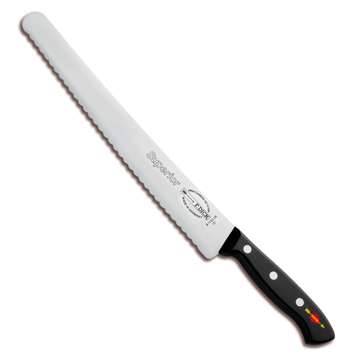 Premium Dick Superior Universal Wave Edge Knife - High-Quality Kitchen Knife for Slicing, Dicing, and Food Prep - Perfect for Chefs, Home Cooking, and Outdoor Camping
