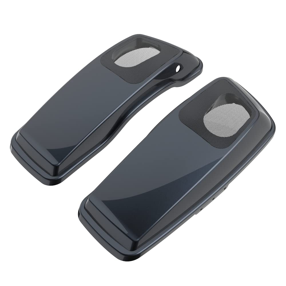Color Matched 6X9 Saddlebag Speaker Lids for 2014+ Harley Davidson Touring Bikes - Perfect for Road Trips & Custom Audio Upgrades