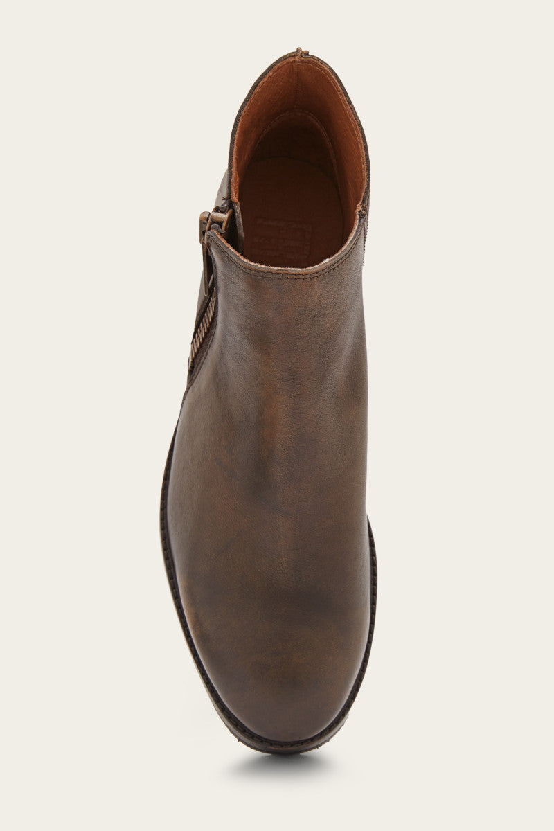 Madison Moto Shootie Boots - Vintage & Pre-Owned Leather Ankle Boots for Women | Perfect for Casual Outfits, Biker Style & Everyday Wear