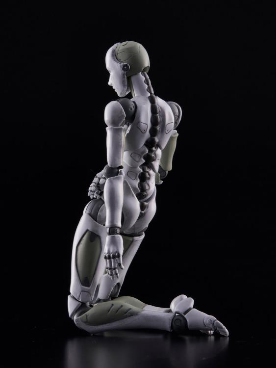 1000toys 1/12 TOA Heavy Industries Synthetic Human Female Action Figure - Green & White Collectible Model for Display, Photography & Anime Fans