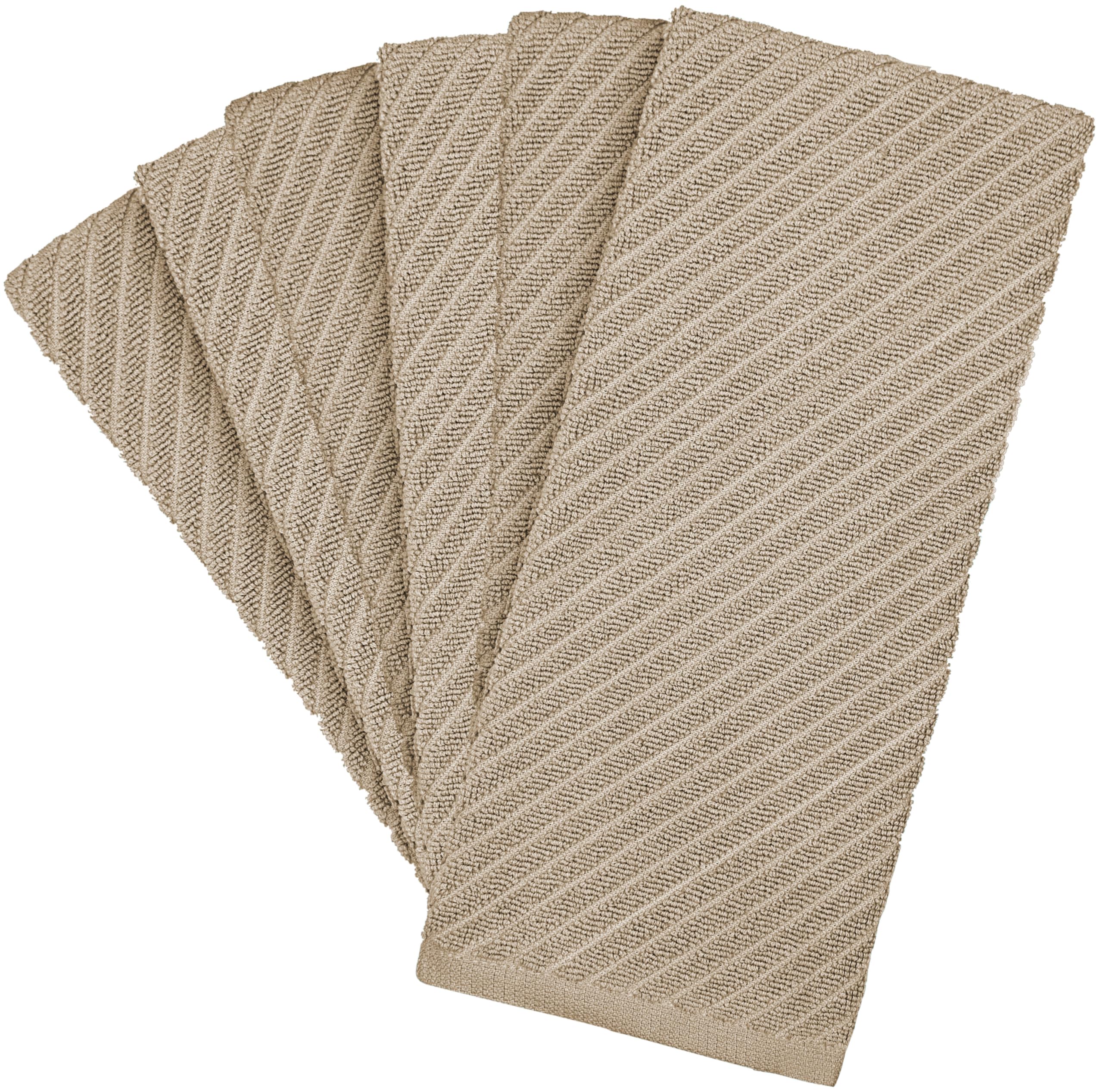 Premium Cotton Kitchen Towels Set of 6 (16