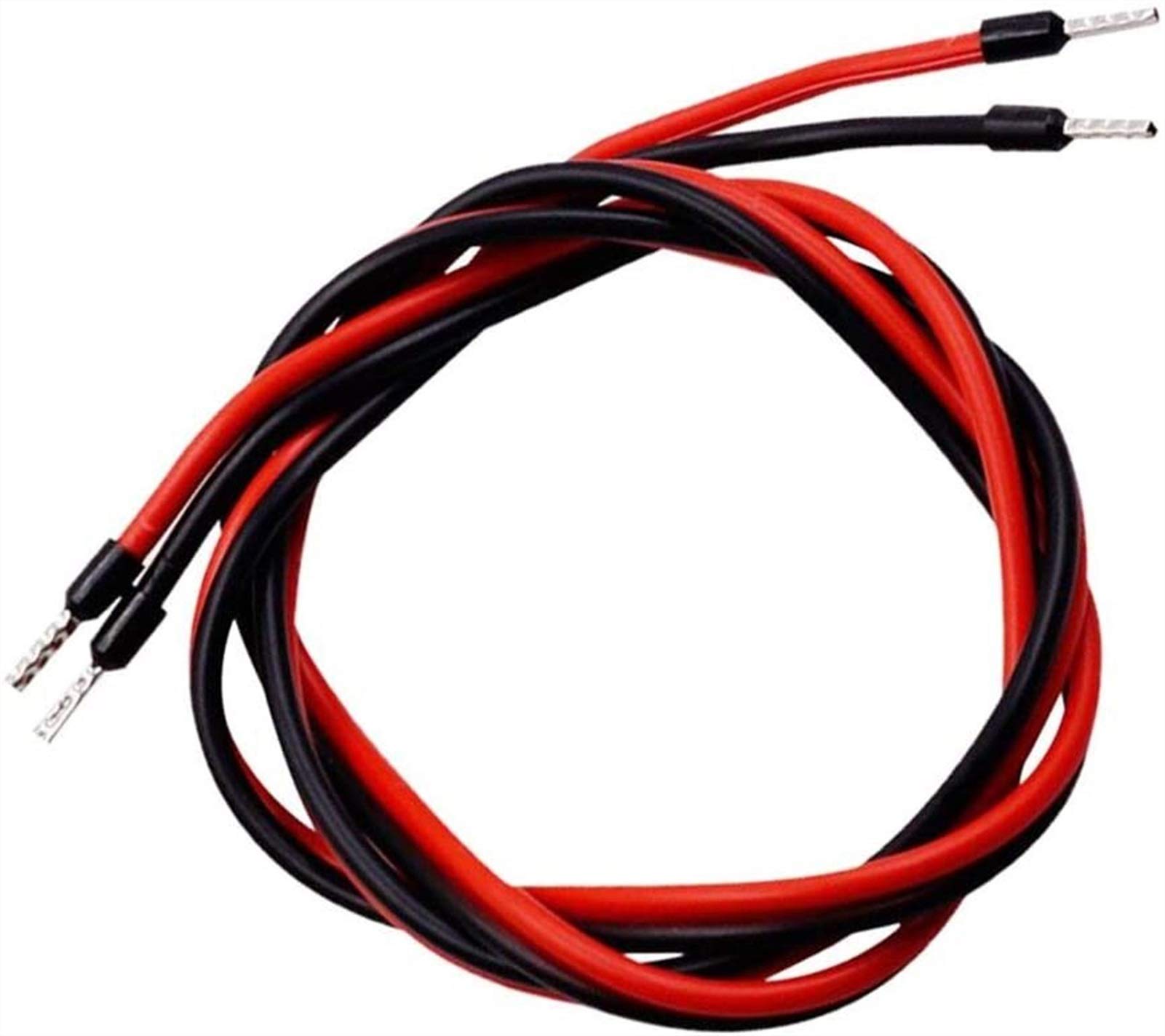 60cm Heated Bed Wire Cable Power Line for 3D Printer - High Temperature Resistant Power Cord for 3D Printing, DIY Electronics & Maker Projects