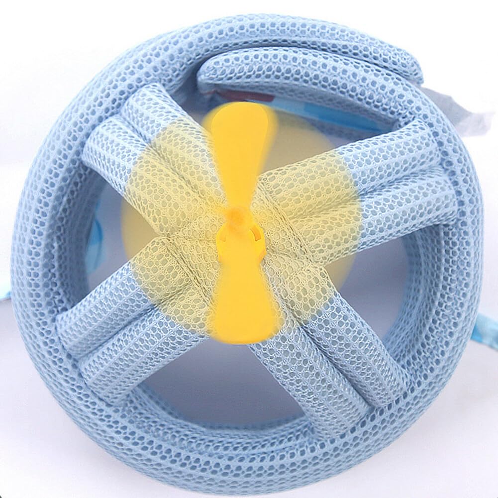Adjustable Breathable Mesh Baby Helmet for Crawling & Walking - Infant Head Protector for 1-3 Year Olds with Soft Cushion | Prevent Bumps & Injuries | Perfect for Playtime, Learning to Walk & Outdoor Activities