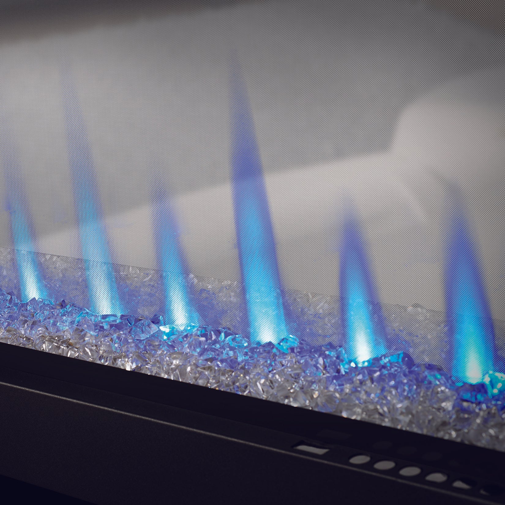 Napoleon Clearion Elite 50-Inch See-Through Electric Fireplace - Modern Heating for Living Room, Bedroom & Office Spaces