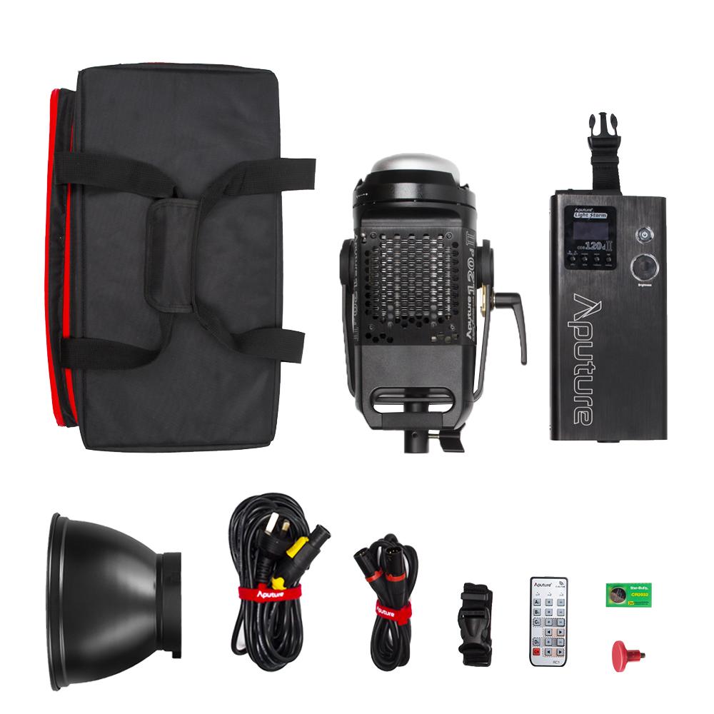 Aputure LS C120D II LED Video Light with A Mount Kit - Professional Lighting for Photography, Videography & Film Production