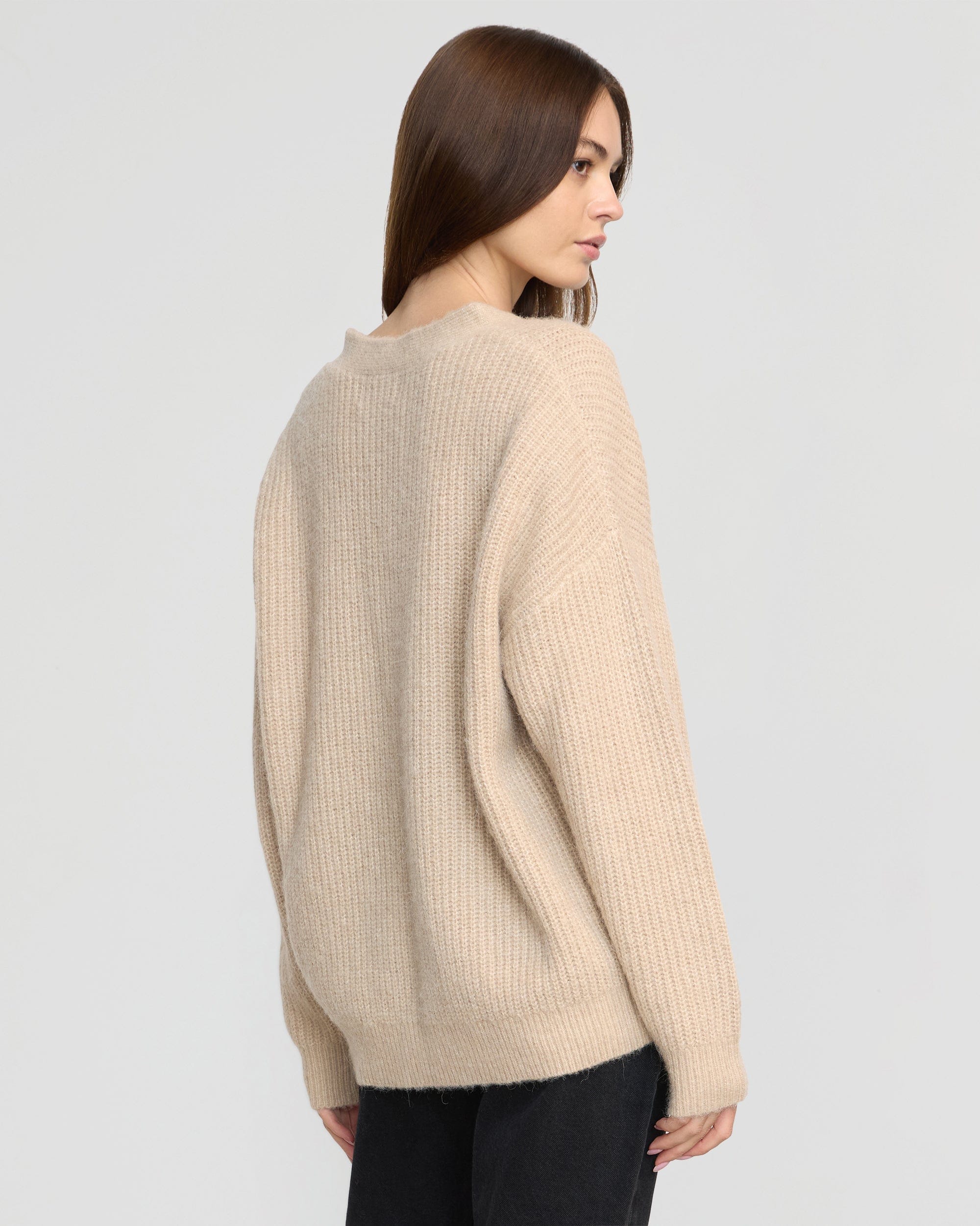 Adley Oversized Cardigan for Women - Soft Chunky Knit Long Open Front Sweater - Cozy Fall Winter Layering Piece for Work, Travel & Lounging