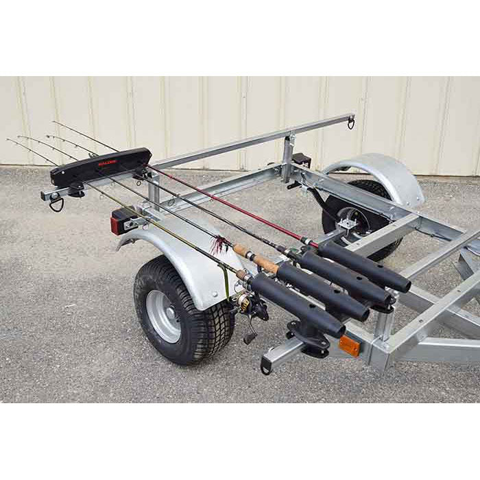 Malone Striper 4 Fishing Rod Carrier - Secure Roof Rack Transport for Kayaks & Boats - Durable Rod Holder for Travel & Outdoor Adventures