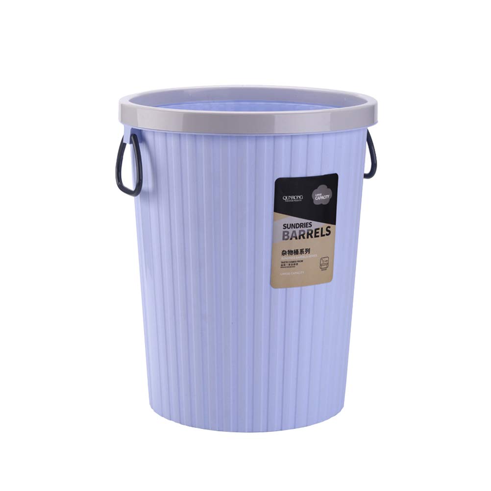 1pc Purple Steel Wool Trash Bin - Unscented Kitchen & Office Waste Basket for Garbage, Paper, Gelatin Art - Simple & Durable for Home, Office, or Studio Use