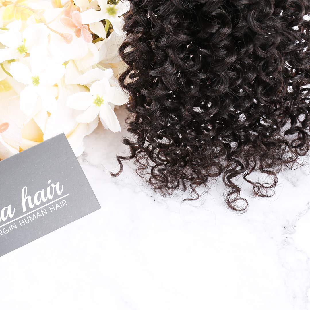 Bella Hair Best One Donor 100% Human Hair Weave - Curly Wave 3 Bundles (28