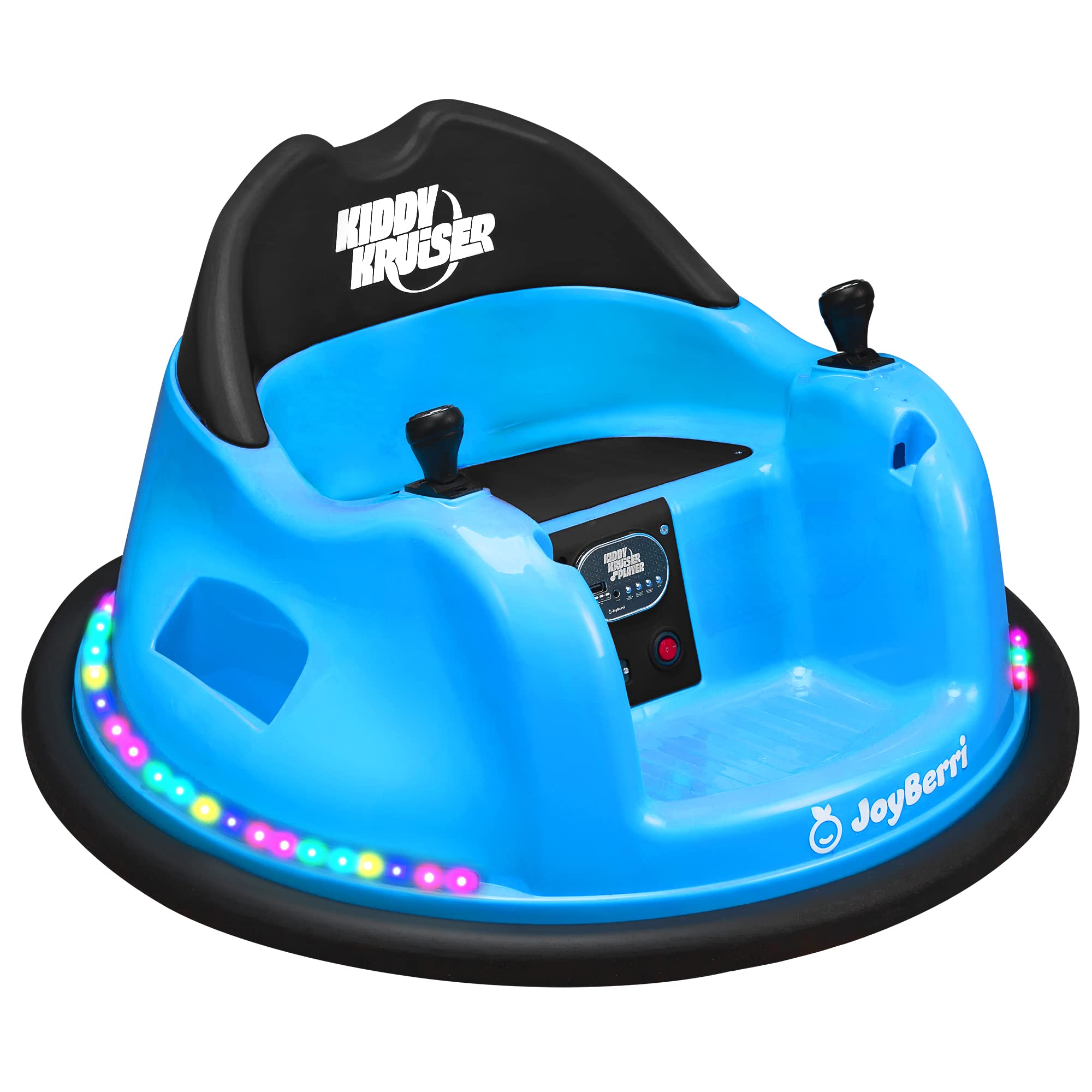 **6V Electric Bumper Car for Toddlers Ages 1.5-4 Years – 3 Speed Adjustable, LED Lights, 360° Spin, Bluetooth & Remote Control – Certified Safe Ride-On Toy for Kids – Perfect for Indoor Playrooms, Birthday Gifts & Outdoor Fun**