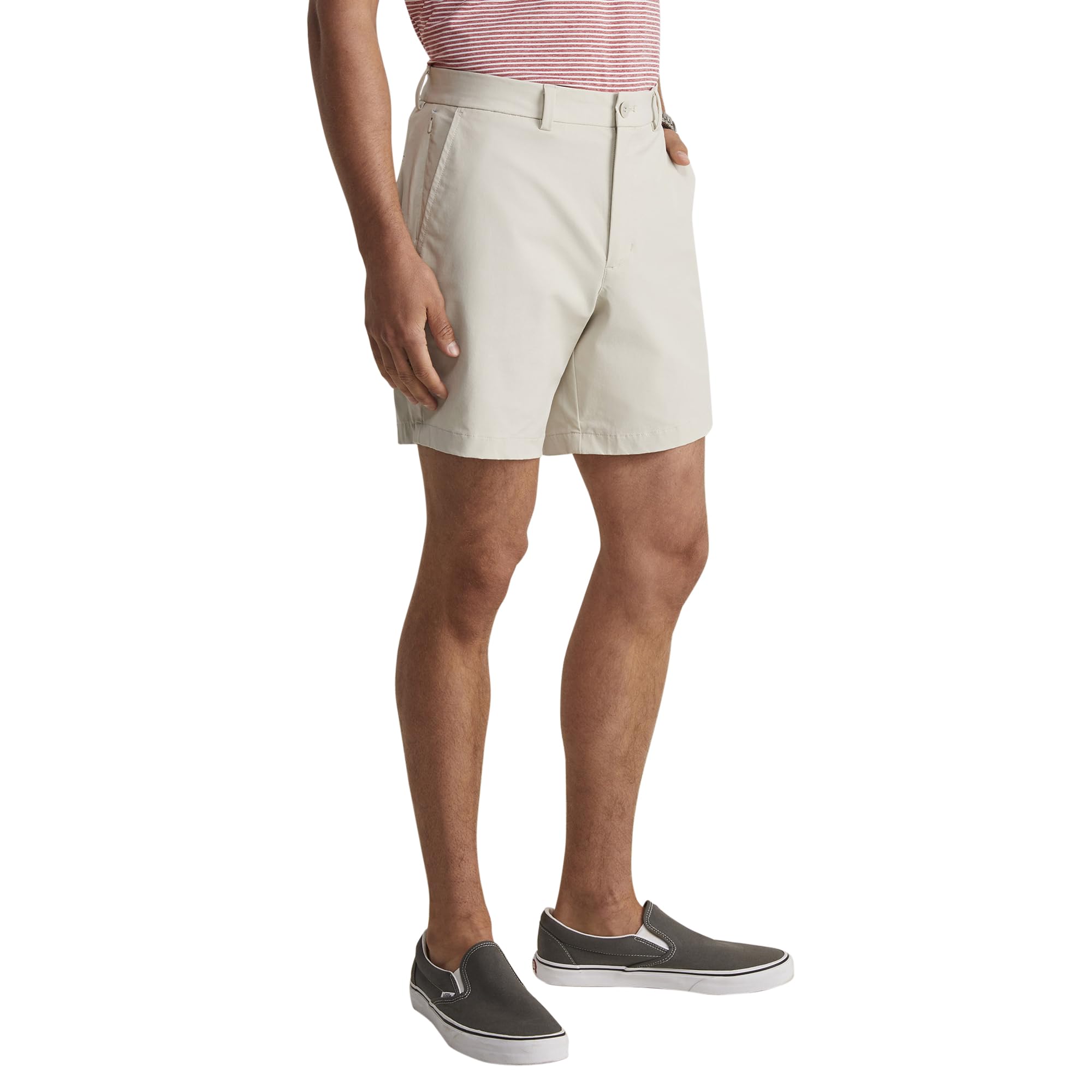Vineyard Vines Men's 7 Inch On-the-Go Shorts - Comfortable Casual Swim & Lounge Shorts for Beach, Pool, and Summer Activities