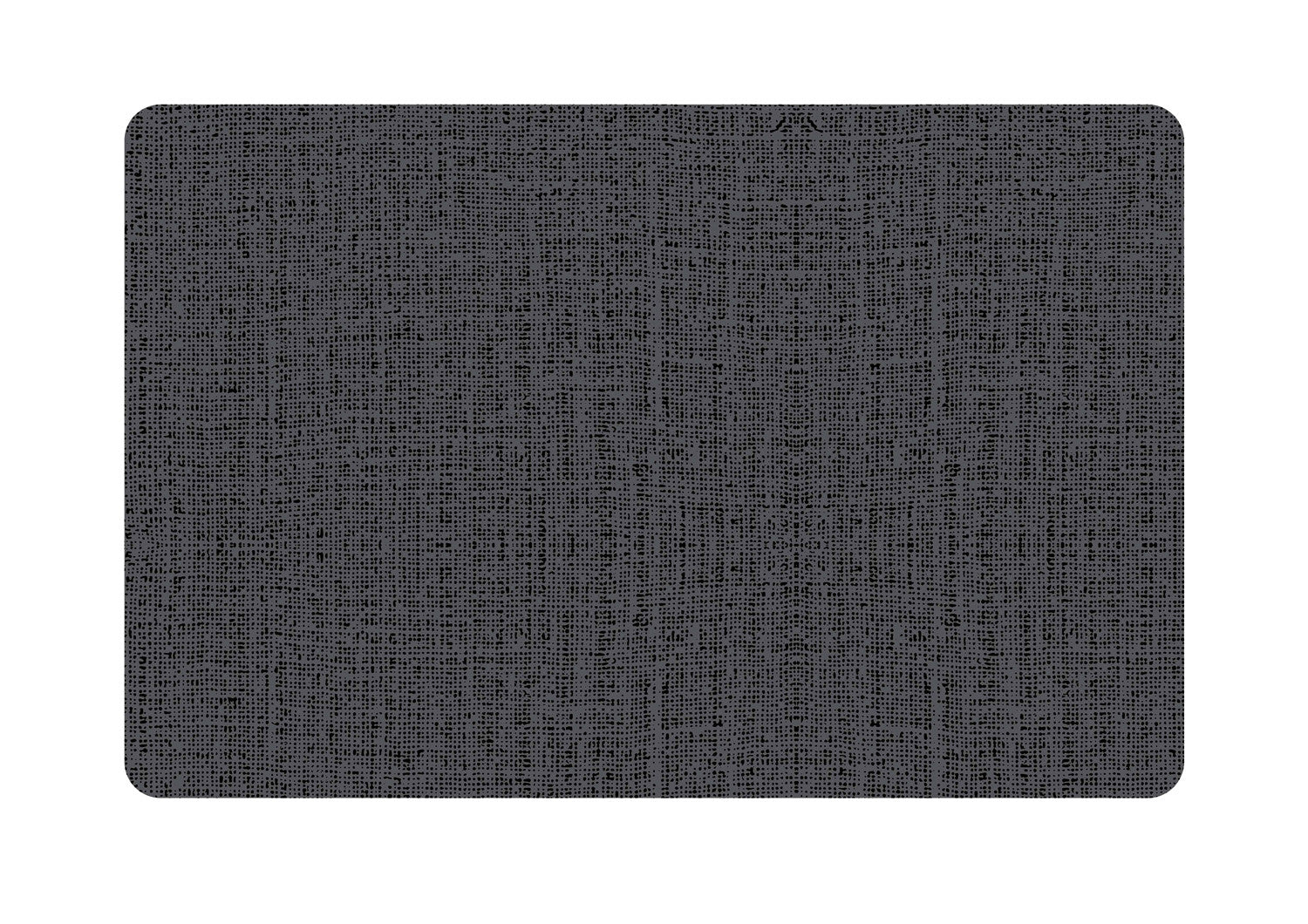 Heavy Duty Rubber Black Placemat - Non-Slip, Waterproof Dining Table Mat for Home, Kitchen, Restaurant - Ideal for Everyday Use, Parties, and Outdoor Dining