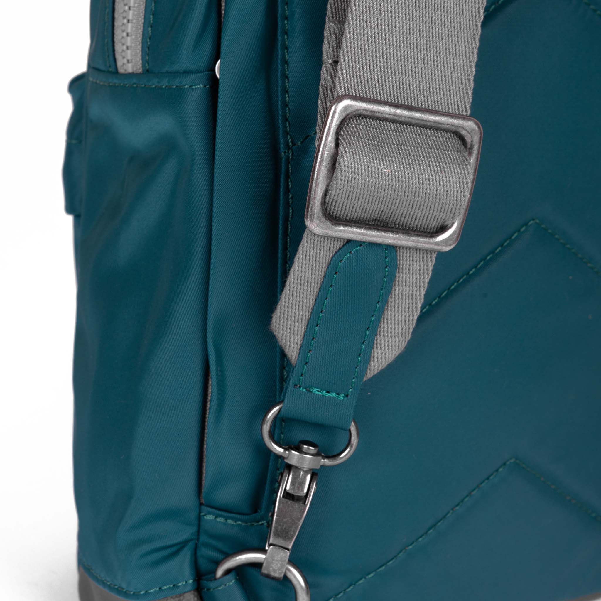 Willesden B Teal Recycled Nylon Backpack - Eco-Friendly Waterproof Travel Bag for Hiking, Commuting & Daily Use