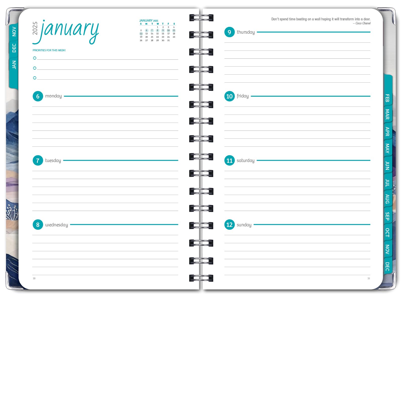 2025 Hardcover Planner - 5.5