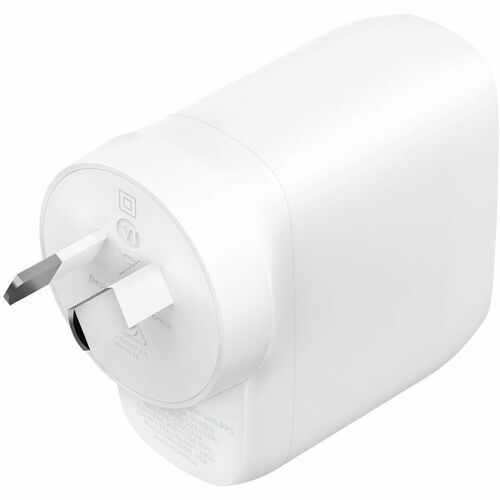 Belkin 60W Dual USB C PD Wall Charger with PPS - Fast Charging for iPhone (0-50% in 25 mins) - Perfect for Home, Office & Travel Charging Needs