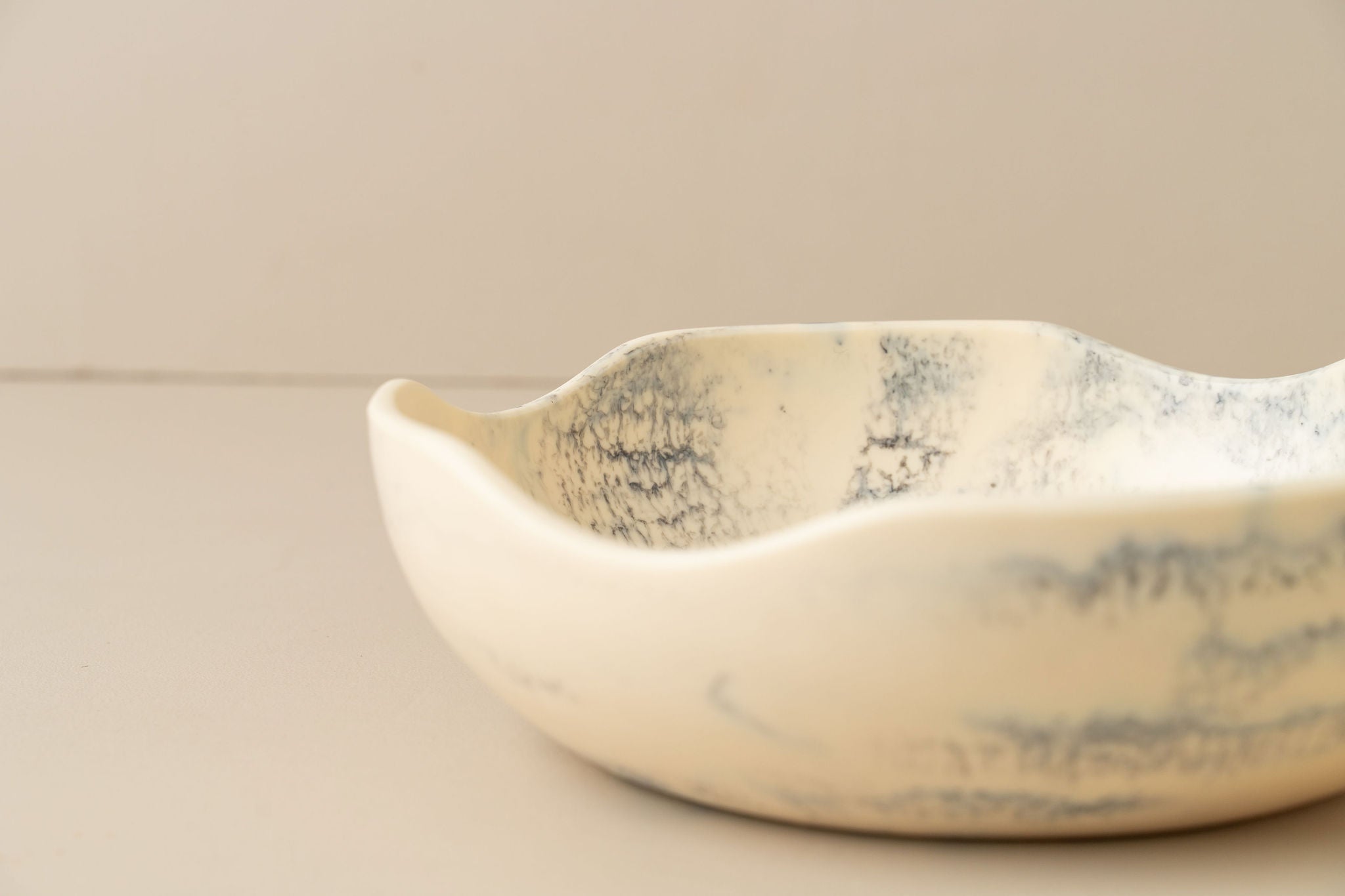 Premium Flow Resin Salad Bowl - Handcrafted Merle Design | Perfect for Serving, Entertaining & Healthy Dining - Ideal for Restaurants, Dinner Parties & Family Meals