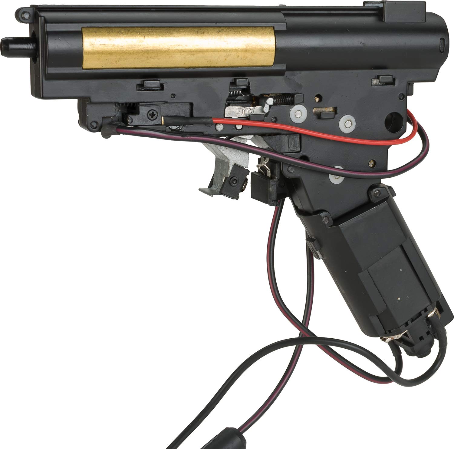 JG Reinforced Metal V3 Gearbox with Motor - Compatible with AUG17 & G19 AEG Airsoft Guns | High-Performance Upgrade for Airsoft Enthusiasts | Perfect for Competitive Matches and Tactical Training