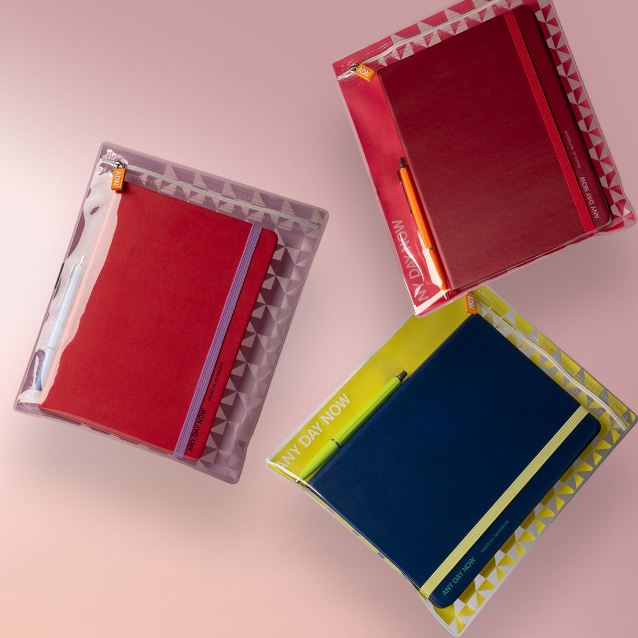 Premium Navy & Lime Notebook, Pen, and Pouch Gift Set - Perfect for Students, Office Professionals, and Thoughtful Gifting