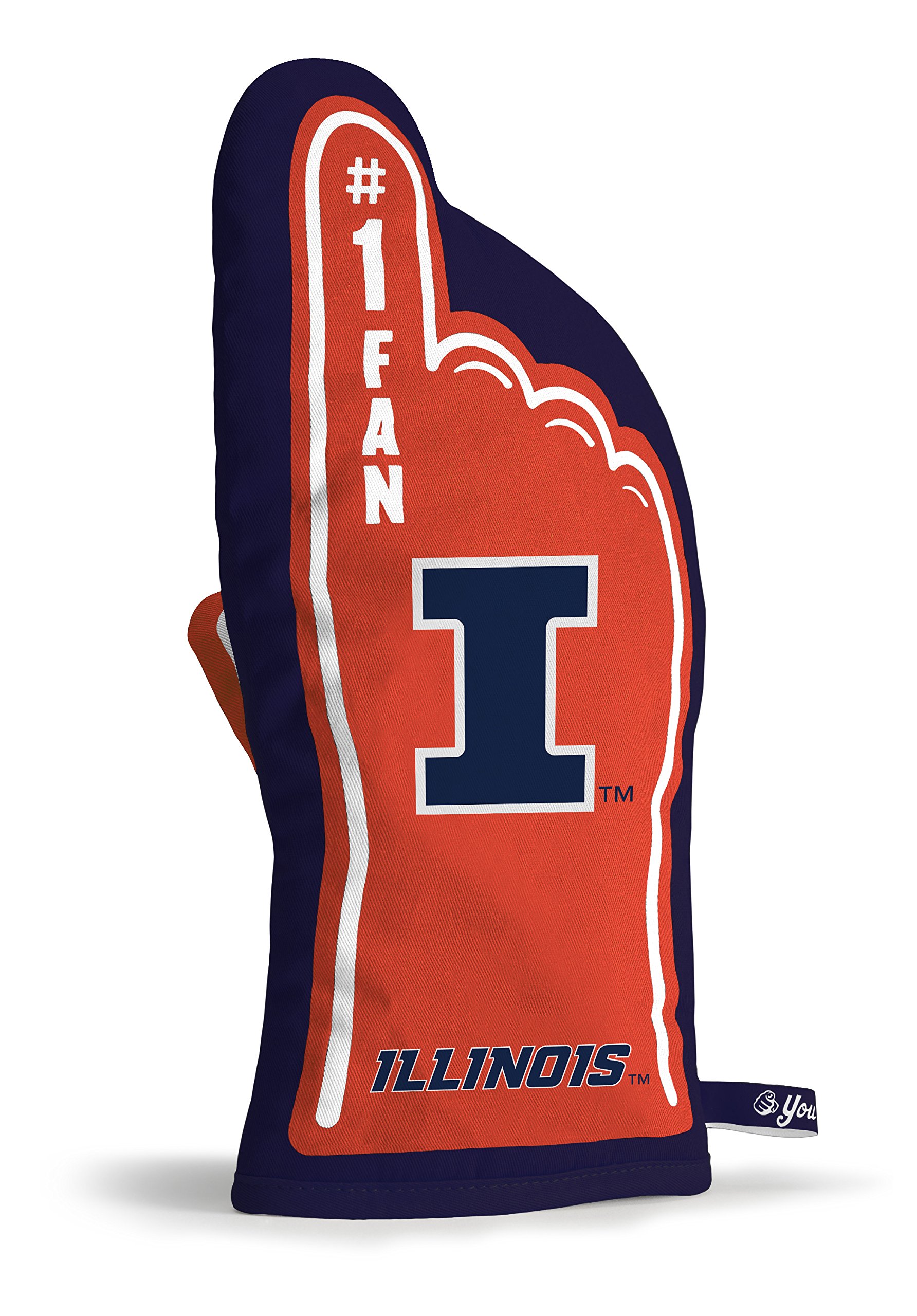 YouTheFan NCAA #1 Heat-Resistant Oven Mitt - Perfect for Baking, Grilling & Kitchen Safety