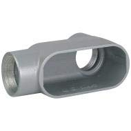 Killark LB67 Conduit Outlet Body - Iron, Threaded, Flat - Heavy Duty Electrical Conduit Fitting for Commercial & Industrial Wiring Applications