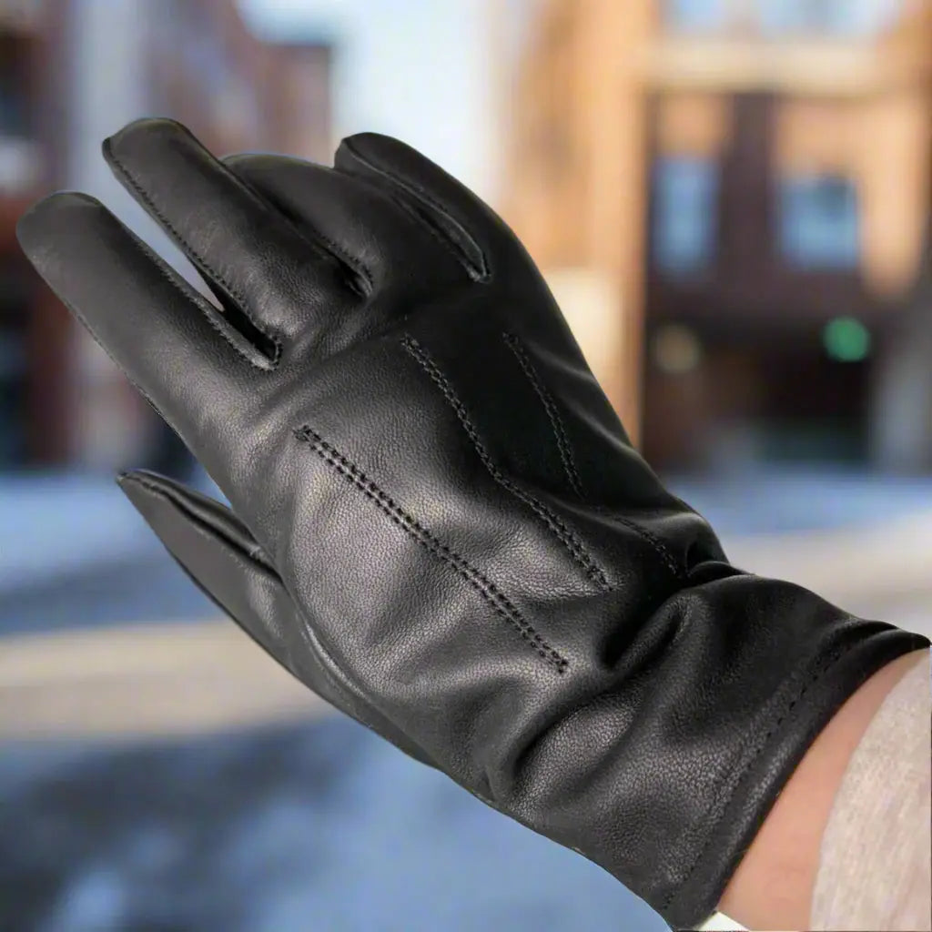 Premium Women's Genuine Leather Gloves - Soft & Durable Winter Gloves for Driving, Fashion & Outdoor Activities