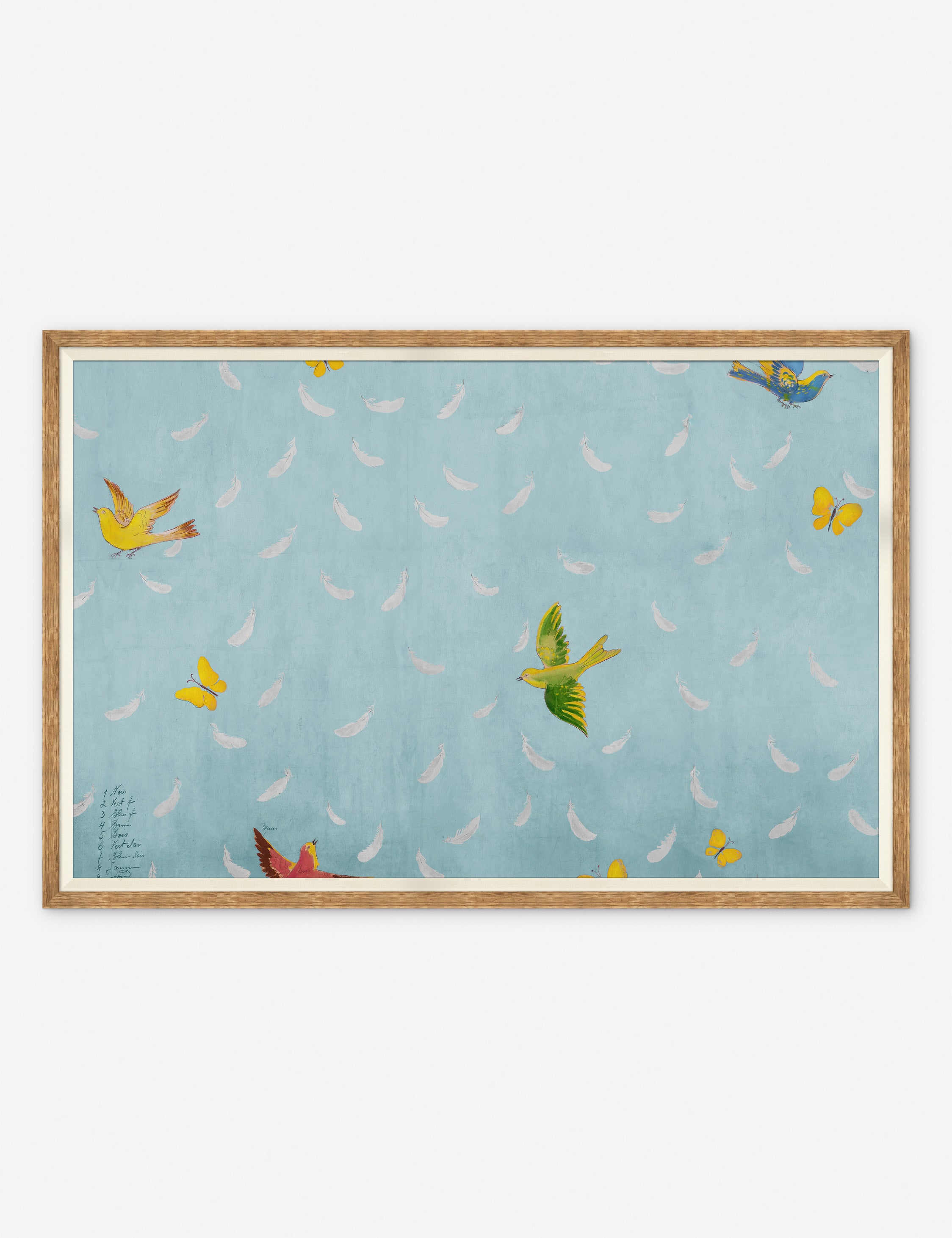 Feather Print Scarf by Paule Marrot - Lightweight Fashion Accessory for Women - Perfect for Spring Outfits, Office Wear & Special Occasions