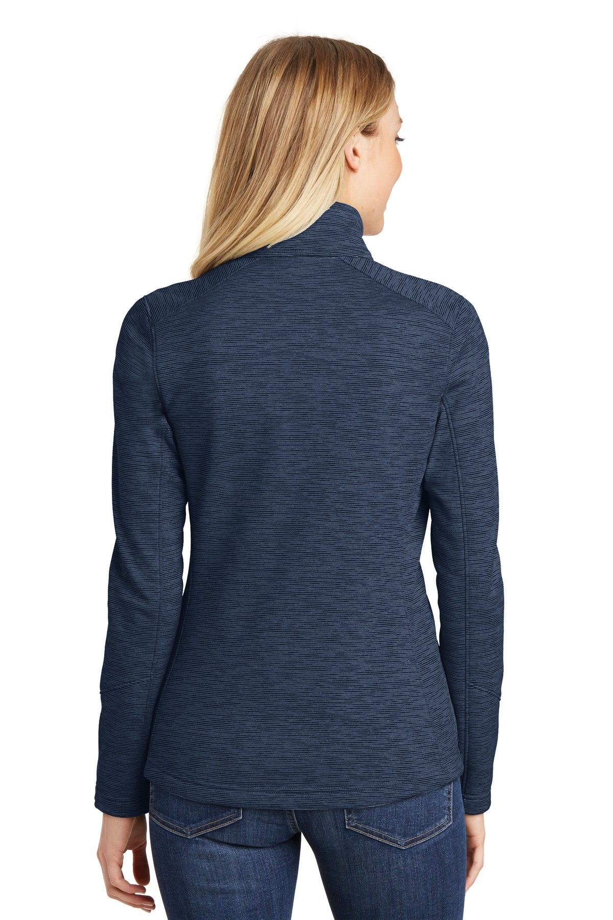 Port Authority Women's Digi Stripe Fleece Jacket - Soft Warm Pullover for Casual Wear, Outdoor Activities & Work - Plus Size Options Available
