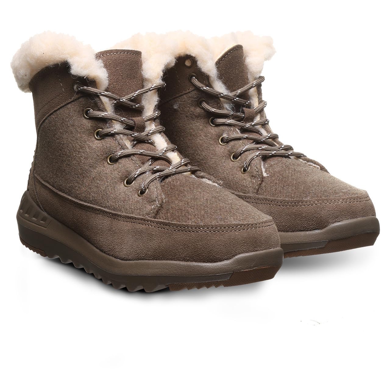 BEARPAW Women's Cheryl Suede Winter Boots - Comfortable & Classic Ankle Boots for Women - Perfect for Snow, Cold Weather & Outdoor Activities