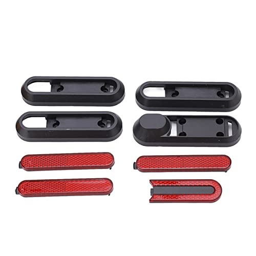 5Pcs Electric Scooter Wheel Hub Covers - Compatible with Xiaomi M365 (Red) | Durable Protection for Safe Riding | Easy Installation Accessories for Commuting & Urban Travel