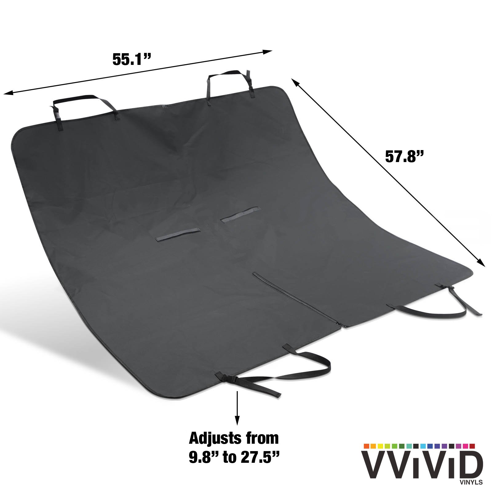 VViViD REV Waterproof Dog Car Seat Cover - Durable Pet Back Seat Protector for Hair, Dirt & Mud - Perfect for SUVs, Trucks & Travel with Pets