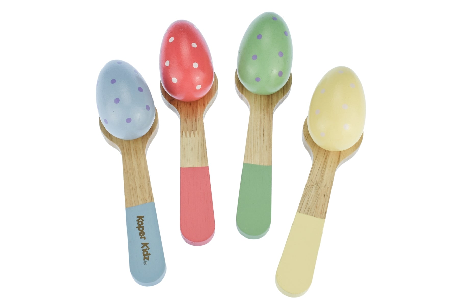 Premium Wooden Egg & Spoon Race Game Set - Fun Outdoor & Indoor Activity for Kids, Family Gatherings, Picnics, and Birthday Parties