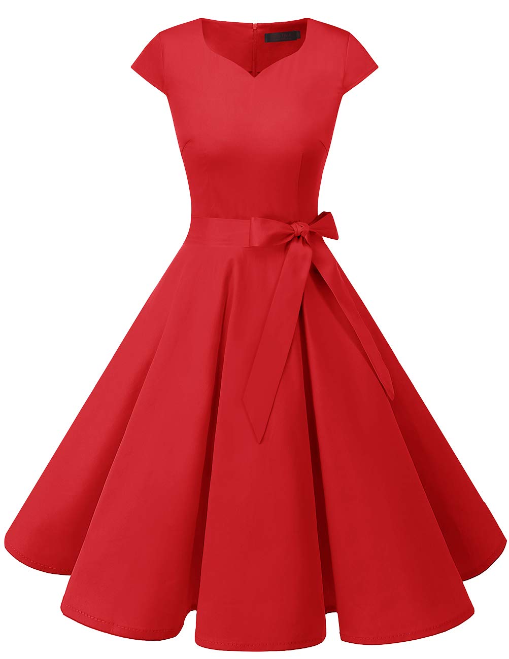 Vintage Tea Dress for Women - Cocktail Party Swing Dress for Prom & Events