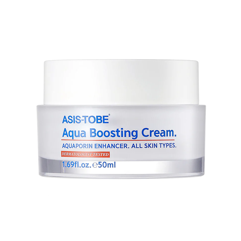 ASIS TOBE Aqua Boosting Cream 50ml - Hydrating Moisturizer for Dry Skin, Anti-Aging Face Cream with Hyaluronic Acid - Perfect for Daily Skincare Routine & Night Care