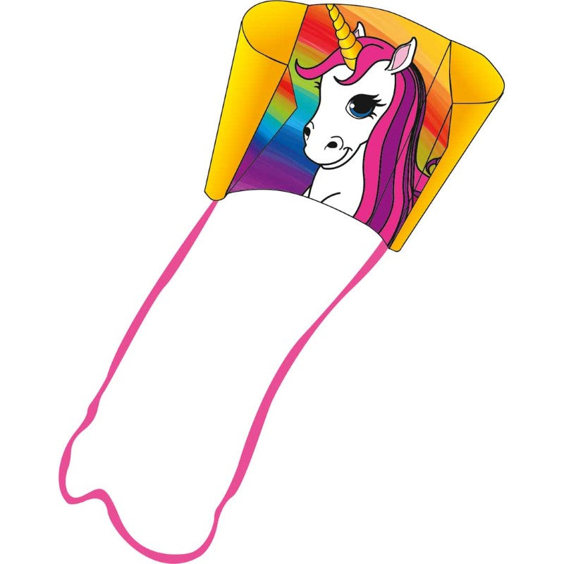 HQ Pocket Sled Kite - Unicorn Design | Compact & Portable Outdoor Toy for Kids | Perfect for Beach, Park & Backyard Flying Fun