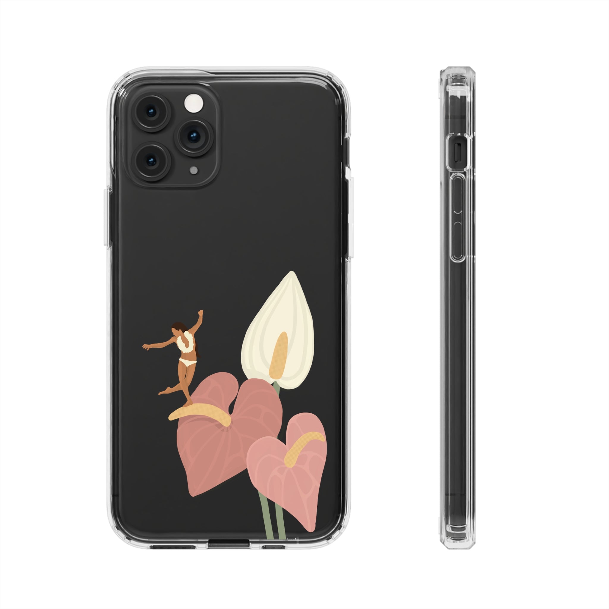 He'e Nalu Clear Phone Case - Ultra Slim Protective Cover for iPhone & Samsung - Perfect for Beach, Surfing & Outdoor Activities