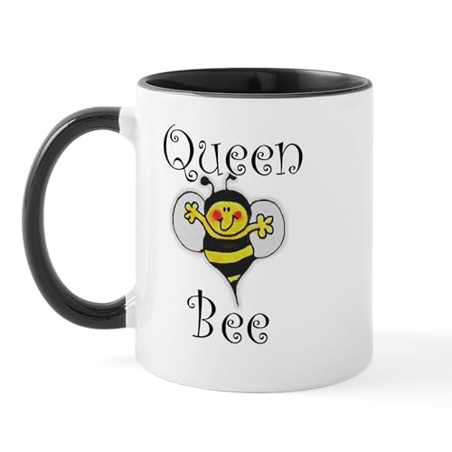 White/Black Inside - Queen Bee Mug