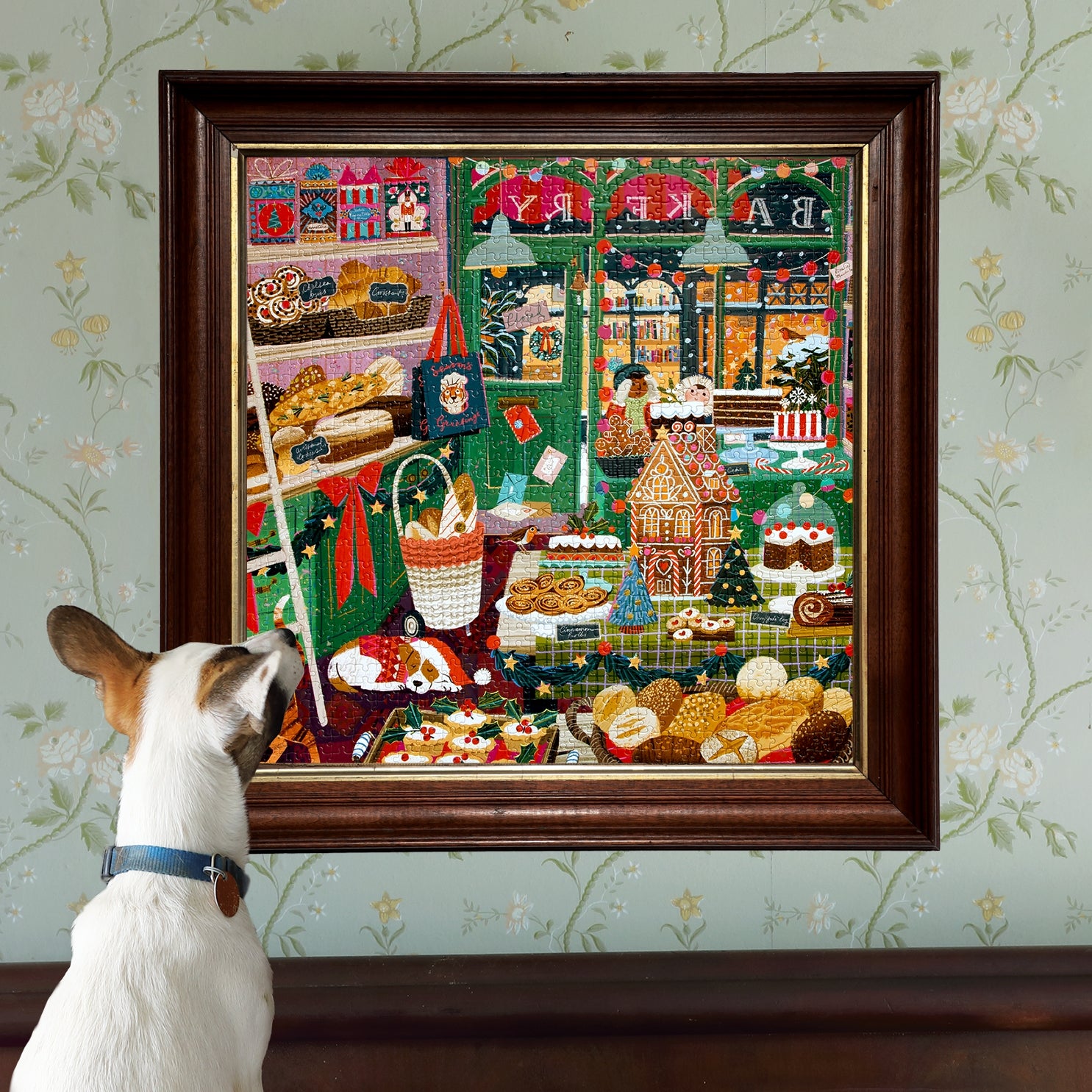1000 Piece Holiday Bakery Jigsaw Puzzle for Adults - Festive Christmas Baking Scene - Perfect for Family Game Night & Relaxation