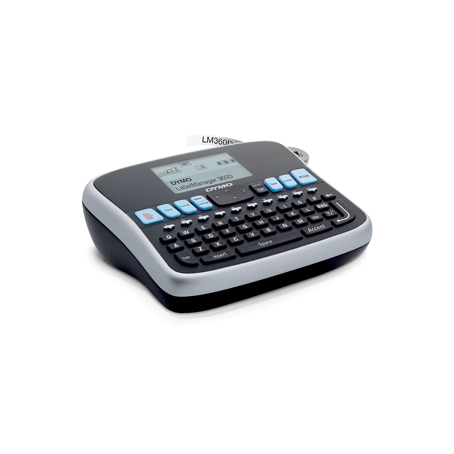 DYMO DYM1754488 LabelManager LM360D Label Maker - Portable Label Printer for Home, Office & Organization | Create Custom Labels for Storage, Files & Shipping